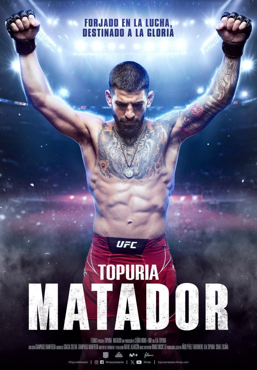 Topuria: Matador se estrenará en cines y posteriormente en Movistar Plus