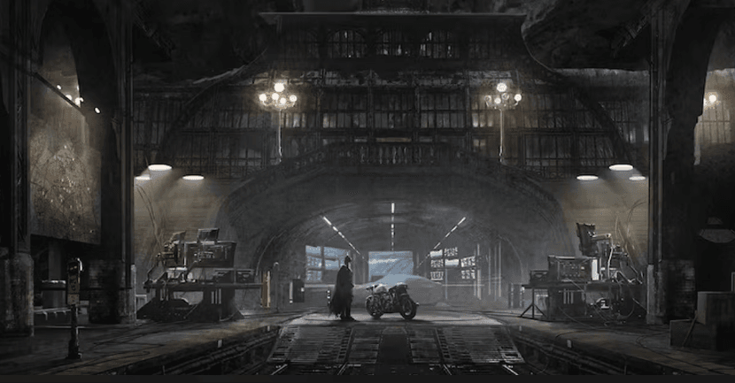 Imagen de la Batcueva de la película The Batman