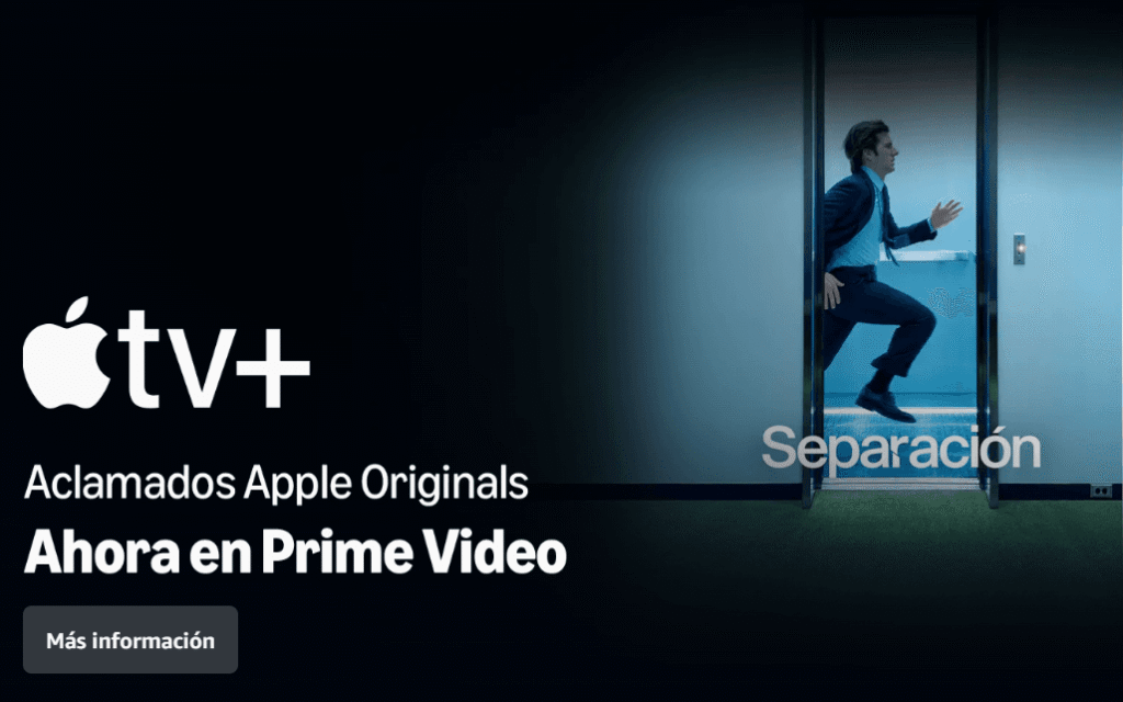 Cómo ver Apple TV a través de Amazon Prime Video