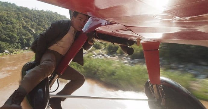 Otra brutal escena de riesgo hecha por Tom Cruise